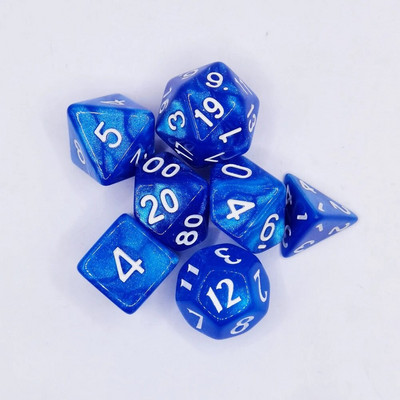 7gab./komplekts Daudzskaldnis, 7 dimensiju grebta raksta kauliņu komplekts D4 D6 D8 D10 D% D12 D20 kauliņu spēle ballīšu rekvizīti Galda Lomu spēles DND