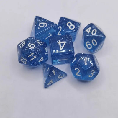 7gab./komplekts Daudzskaldnis, 7 dimensiju grebta raksta kauliņu komplekts D4 D6 D8 D10 D% D12 D20 kauliņu spēle ballīšu rekvizīti Galda Lomu spēles DND