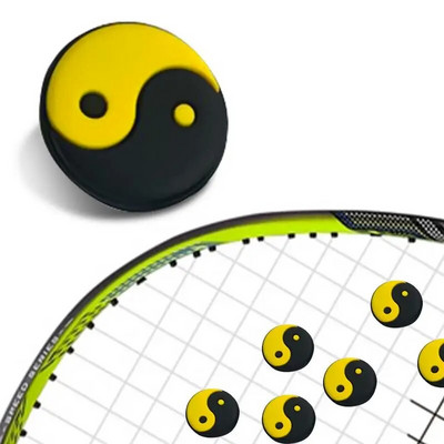 Λιανική νέα δόνηση δόνησης racket dampeners σιλικόνη αντι-ίδρυμα τένις σοκαριστικό απορροφητή χαμόγελο προσώπου σοκ μαξιλάρι αξεσουάρ