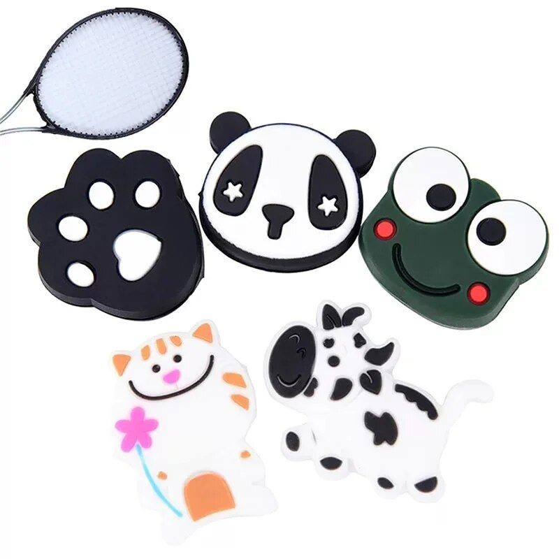 2gab Karstā izpārdošana Pretšoku izturīga silikona vibrācijas slāpētāji Tenisa piederumi Amortizators tenisa rakete