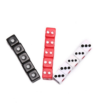 50 τεμ Πλαστικό Λευκό/Μαύρο/Κόκκινο Αποφασιστικό Ακρυλικό Ψυχαγωγικό Εργαλείο Επιτραπέζιο παιχνίδι Παιχνίδι Ζάρια κατανάλωσης