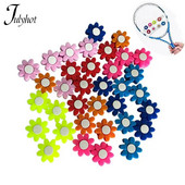 1 τεμ. Αξεσουάρ τένις Αντικραδασμικά Αντικραδασμικά Σχήμα πετάλου Ρακέτα τένις Cartoon σιλικόνης