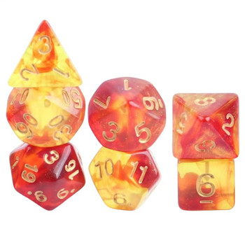 7бр Polyhedral Dice Party Game Dice Game For Dnd Table Game D4, D6, D8, D12,d20, D10 Dice Set Board Game Table Game
