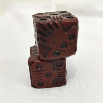 2Pcs Scary Skull Dices Halloween Dices Skeleton Dices Cube Dices For Club Pub Halloween Party Outdoor Board Game Dices Toys