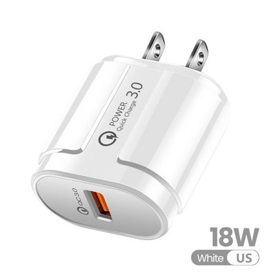 3A Încărcare rapidă 3.0 Încărcător USB Adaptor încărcător de perete UE pentru telefon mobil pentru iPhone X MAX 7 8 QC3.0 Încărcare rapidă pentru Samsung Xiaomi
