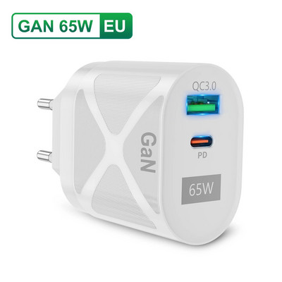 GTWIN 65W GaN încărcător australian NewZealand AU Plug USB C Telefon Adaptor de încărcare rapidă Tip C Călătorie iPhone Încărcătoare rapide Cap