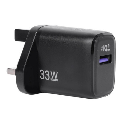 Încărcătoare universale QC3.0 33W cu încărcare rapidă USB pentru telefoane mobile pentru Samsung Xiaomi IPhone US EU UK Încărcător rapid Adaptor pentru telefon mobil