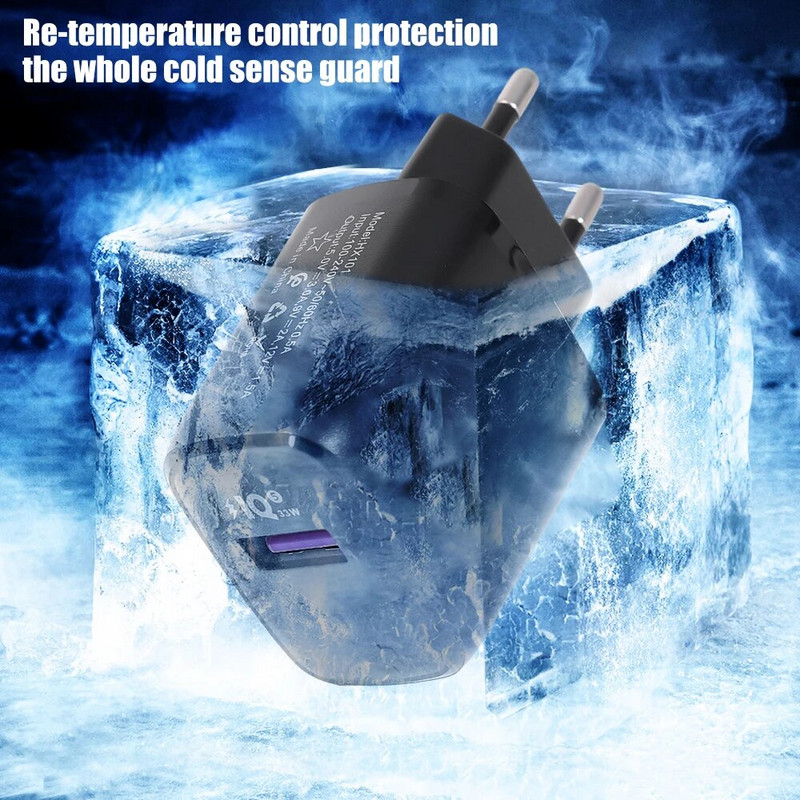 Universal QC3.0 33W Φορτιστές κινητών τηλεφώνων USB γρήγορης φόρτισης για Samsung Xiaomi IPhone Η.Π.Α. Προσαρμογέας κινητού τηλεφώνου γρήγορου φορτιστή