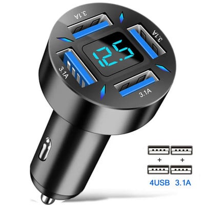 Încărcător auto Dual USB C PD 20W Încărcare rapidă PD Încărcare rapidă 3.0 Adaptor încărcător pentru telefon auto USB C pentru iPhone Xiaomi Samsung