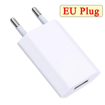 5V 1A încărcător de telefon mobil UE Încărcător de încărcare rapidă pentru Iphone Samsung un singur port USB Încărcător rapid Priză Cube Adaptor pentru telefon