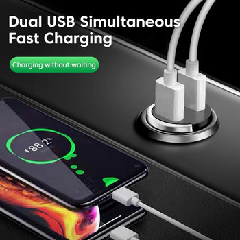 Olaf 200W Dual Ports USB Charger Super Fast Charging Car Fast Phone Charger Adapter for iPhone 13 12 Xiaomi Huawei Samsung