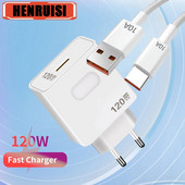 Încărcător USB GaN 120W Cablu de încărcare rapidă Adaptor încărcător telefon mobil pentru iphone 14 15 Pro Xiaomi 13 Huawei Mate Samsung Oneplus