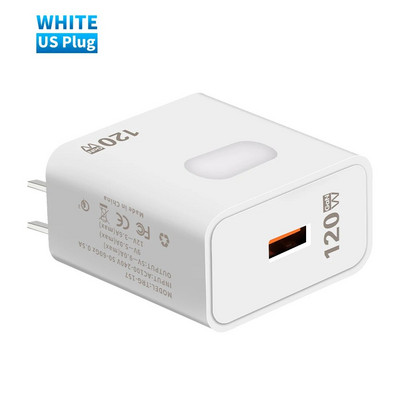 Încărcător USB GaN 120W Cablu de încărcare rapidă Adaptor încărcător telefon mobil pentru iphone 14 15 Pro Xiaomi 13 Huawei Mate Samsung Oneplus
