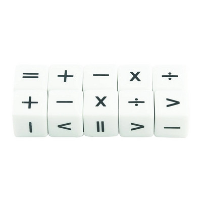Contor de zaruri 10 buc. zaruri jetoane, zaruri D6 compatibile cu jocul de cărți pentru meciuri, instrumente de predare a matematicii, accesorii