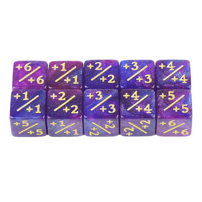Contor de zaruri 10 buc. zaruri jetoane, zaruri D6 compatibile cu jocul de cărți pentru meciuri, instrumente de predare a matematicii, accesorii