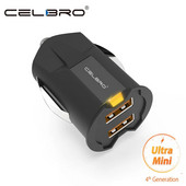 Încărcător auto mini USB Încărcător dublu USB pentru adaptor pentru telefon mobil Încărcător auto 2A USB pentru încărcător Samsung S20+ Încărcător