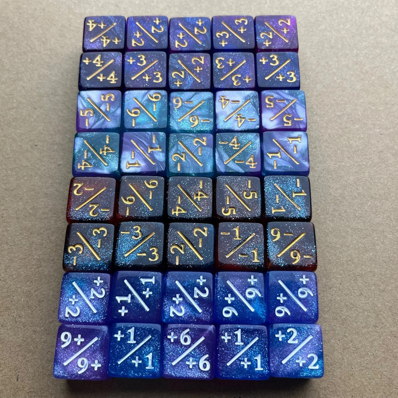 10x simbol Dice Dvostruke boje Matematičko brojanje Nastava Dodavanje Oduzimanje Kocka Digitalna kocka