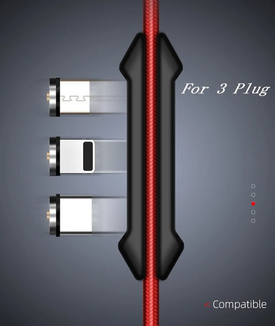 Micro USB C Type C 8 ακίδων Κουτί βύσματος μαγνητικού καλωδίου αποθήκευσης Τηλέφωνο Microusb Magnet Type-C Καλώδιο φορτιστή Δοχείο φόρτισης προσαρμογέα