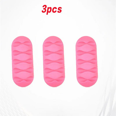 Nutikas kaablihoidik, silikoonist juhtmehaldusklamber, juhtmekeeraja kinnitusklamber kontoritelefoni kaabli korrastajale kõrvaklappide juhtmete organiseerijatele