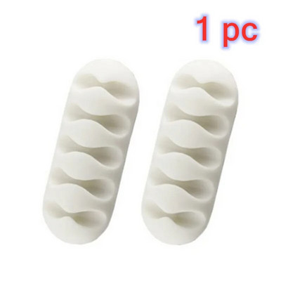 Nutikas kaablihoidik, silikoonist juhtmehaldusklamber, juhtmekeeraja kinnitusklamber kontoritelefoni kaabli korrastajale kõrvaklappide juhtmete organiseerijatele