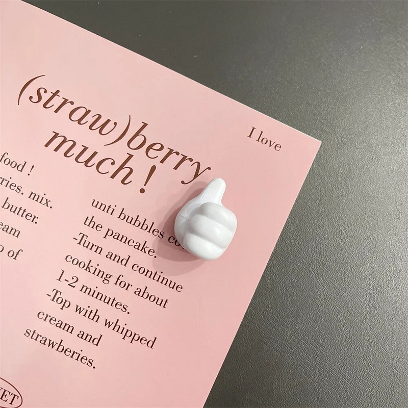 Funny Thumb USB Clips Clips fixer for Moblie Phone Line Winder Desktop Tidy Management Clips Στήριγμα καλωδίου