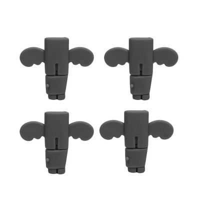 Mielas animacinių filmų kabelio organizatorius, silikoninis įkrovimo laido duomenų laidas [rotectors Anti-break Cable Apsauginė užsklanda mobiliojo telefono nešiojamam kompiuteriui