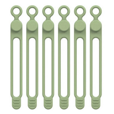 6 vnt. silikoninis kabelio vyniojimo laido laikiklis, skirtas ausinių telefono įkrovikliui, pelei, daugkartiniam tvirtinimui, kabelio laikiklio raištelių laido valdymui