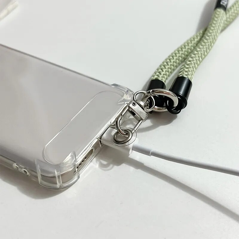 Universaalsed Crossbody telefonipaelad Patch Weave mobiiltelefoni rihmaga Paela kaelanöör mobiiltelefoni riputusjuhtme rihma jaoks