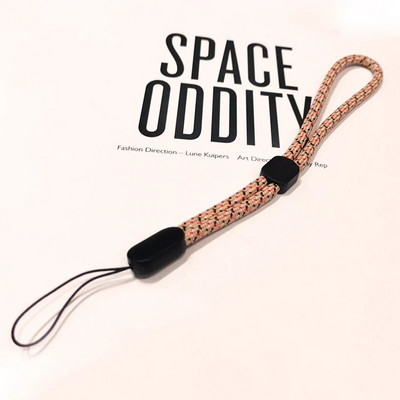 Garas un īsas pīts tālruņa auklas kaklarotas rokas siksniņa Iphone Huawei Redmi Xiaomi Samsung Camera GoPro stīgu turētājiem