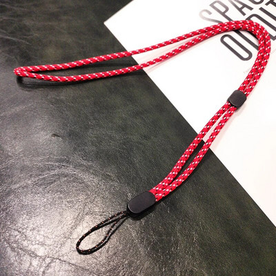 Garas un īsas pīts tālruņa auklas kaklarotas rokas siksniņa Iphone Huawei Redmi Xiaomi Samsung Camera GoPro stīgu turētājiem