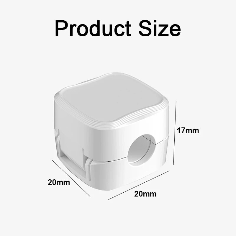 6 τμχ Μαγνητικά κλιπ καλωδίων Καλώδιο Ομαλή ρυθμιζόμενη θήκη καλωδίου κάτω από το γραφείο Καλώδια διαχείρισης Wire Keeper Θήκη οργάνωσης καλωδίων