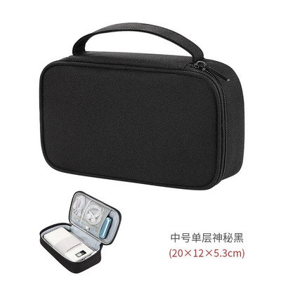 Geantă portabilă de depozitare pentru cablu de date de călătorie Organizator de sârmă Geantă pentru telefon mobil U Bancă de încărcare pentru disc Accesorii pentru telefon mobil Geantă de depozitare