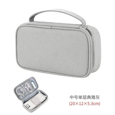 Geantă portabilă de depozitare pentru cablu de date de călătorie Organizator de sârmă Geantă pentru telefon mobil U Bancă de încărcare pentru disc Accesorii pentru telefon mobil Geantă de depozitare