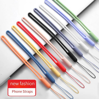 Silicone Wrist Straps Cellphone Lanyards Cute Charms Strap for Mobile Phone Strap Camera Keys Cord Lanyard Keychain Hanging Rope