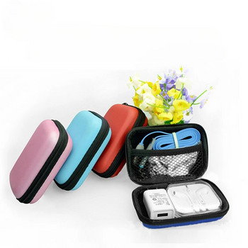 Διάφορα Θήκη φόρτισης τσάντας αποθήκευσης ταξιδιού για πακέτο ακουστικών Τσάντα φερμουάρ Φορητό καλώδιο ταξιδιού Organizer Electronics Storage