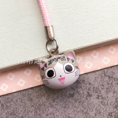 Jauns dizains 1 gabals Metāla Anime Lācis Vistas Zvana kulons Tālruņa piekariņi Jauki multfilmu atslēgu piekariņi Atslēgu piekariņi Viedtālruņa siksniņa