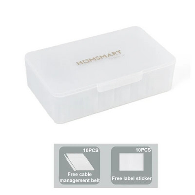 Kabelių laikymo dėžutė Plastikinė duomenų linijos saugojimo talpykla Kabelis surinkimo dėžutė Dulkėms atsparus maitinimo kabelio laikymo dėžutė Laidinis kabelių laikiklis