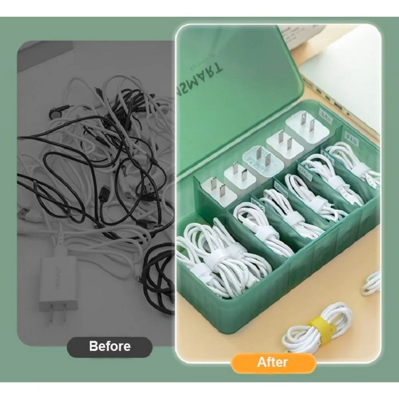 Kabelių laikymo dėžutė Plastikinė duomenų linijos saugojimo talpykla Kabelis surinkimo dėžutė Dulkėms atsparus maitinimo kabelio laikymo dėžutė Laidinis kabelių laikiklis