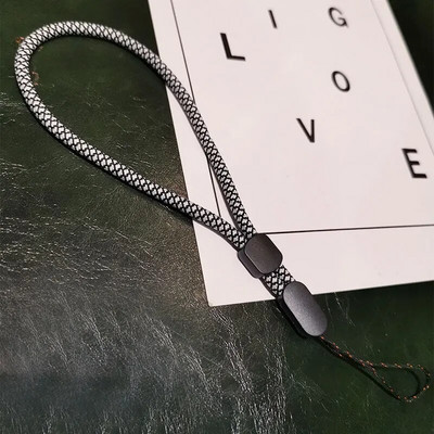 Ādas tekstūras bize tālruņa auklas kaklarota plaukstas siksna priekš iphone huawei redmi xiaomi Samsung Camera GoPro Adjust stīgu turētāji