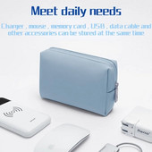 Husă organizatoare impermeabilă, reutilizabilă Power Bank, pungi de stocare USB, rezistente la zgârieturi, cablu de date, încărcător, căști, husă pentru smartphone