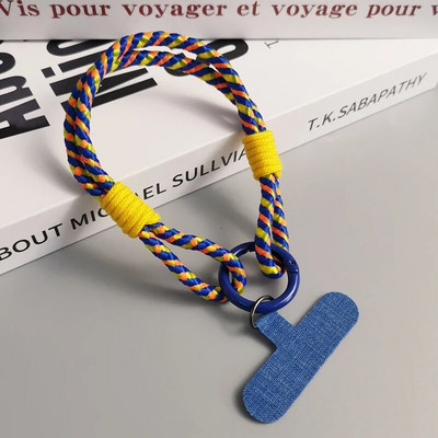 Κορδόνι κινητού τηλεφώνου με δύο σκέλη Απλό κορδόνι Κοντός καρπός Κορδόνι καρπού κατά της απώλειας Στυλ λουράκι κάρτας γενικής χρήσης λουράκι θήκης τηλεφώνου