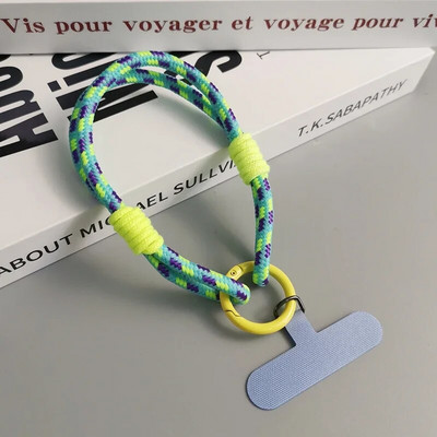 Κορδόνι κινητού τηλεφώνου με δύο σκέλη Απλό κορδόνι Κοντός καρπός Κορδόνι καρπού κατά της απώλειας Στυλ λουράκι κάρτας γενικής χρήσης λουράκι θήκης τηλεφώνου