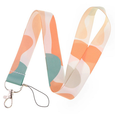 Minimālistisks ananāsu daudzkrāsains štropes atslēgu piekariņš ID kartes caurlaide Piekarama virve Lariat atslēgu piekariņi Atslēgu piekariņi Aksesuāri draugiem Dāvanas