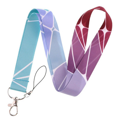 Minimālistisks ananāsu daudzkrāsains štropes atslēgu piekariņš ID kartes caurlaide Piekarama virve Lariat atslēgu piekariņi Atslēgu piekariņi Aksesuāri draugiem Dāvanas