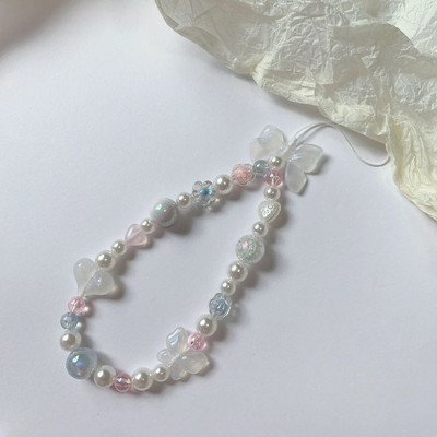 Rokassprādze ar banti ar pērlēm