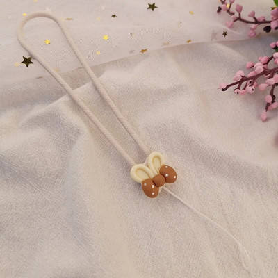 Cute Bow Personality Creative Universāls pret pazaudēšanu mobilā telefona apvalks Mobilā tālruņa aukla Šķidrais silikona mīksts kulons