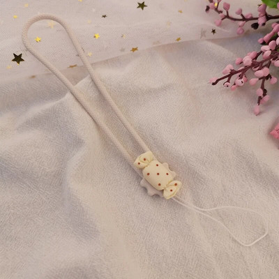 Cute Bow Personality Creative Universāls pret pazaudēšanu mobilā telefona apvalks Mobilā tālruņa aukla Šķidrais silikona mīksts kulons