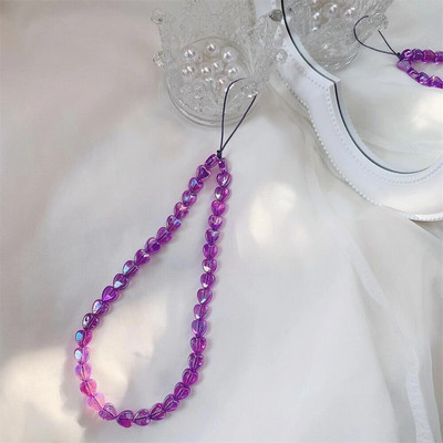 Korejski telefonski lančići Laserska zvijezda Ljubavno srce Uzica Slatke plastične perle Dijamanti Telefonski remen Dodaci protiv gubitka za žene Djevojke