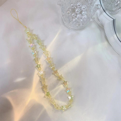 Korejski telefonski lančići Laserska zvijezda Ljubavno srce Uzica Slatke plastične perle Dijamanti Telefonski remen Dodaci protiv gubitka za žene Djevojke