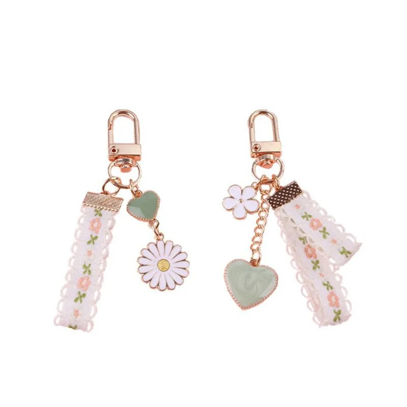 Slatke vezice s čipkastim cvijetom za IPhone/Samsung Kawaii ključeve Mobilni telefon Traka za slušalice Viseći konop Privjesci za pametni telefon
